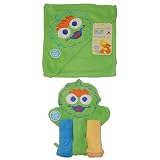 Sesame Street Oscar the Grouch Towel/ Wash Mitt/ Washcloths Set