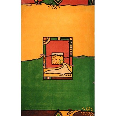 Bright Rug Green Fields Yellow/Green Rug Size: 5' x 8'