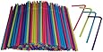 Hanamal Colored Disposable Flexible Drinking Straws (450pcs)