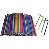 Hanamal Colored Disposable Flexible Drinking Straws (450pcs)