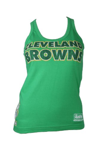 Reebok Vintage Cleveland Browns Vest Damen Retro Tank Tops Racerbacks T-Shirts Oberteile Baumwolle NFL American Football Trikot  Reebok Vintage Cleveland Browns Vest Damen Retro Tank Tops Racerbacks T-Shirts Oberteile Baumwolle NFL American Football Trikot