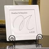 IMAGE OF Elegance Square Platter & Easel Set