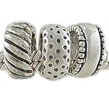 Lot of 3 Different STERLING SPACER BEADS fits Pandora Biagi Bracelets GIFT BOXED