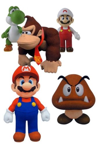 Childrens Toyshop  Toys : Mario Brothers PVC Figure Collection Vol 2 (Set of 5)
