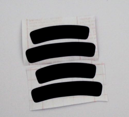 Black 4x Rings Decal sticker wrap vynil skin compatible with Dji Phantom 1, 2 vision