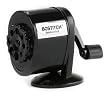 Stanley Bostitch All Metal Antimicrobial 8-hole Manual Pencil Sharpener With Dual Cutters, Black (MPS1-BLK)