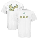 adidas South Florida Bulls White Prime Time T-shirt
