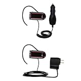 Essential Kit for the LG HBM-730 - includes Car and Wall Charger with Rapid Charge Technology - Gomadic Brand w/ TipExchange Technology