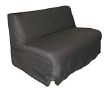 Slipcover for Full Size E-Frame in Black - Deco Pleated - 33-1414-601