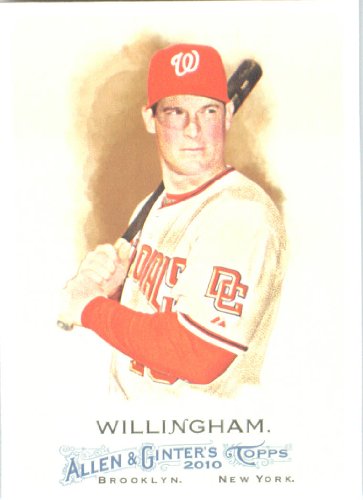 2010 Topps Allen & Ginter Baseball Card # 111 Josh Willingham - Washington Nationals - MLB Trading Card in Screwdown Case