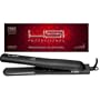 HSI 1" CERAMIC TOURMALINE IONIC FLAT IRON HAIR STRAIGHTENER Free 5 ml bottle of Argain Oil Leave In Hair Treatment