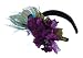Karin's Garden - Peacock & Velvet Roses Headband: Click to See Other Colors