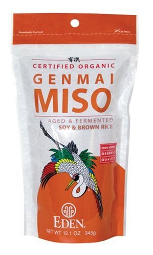 Eden Genmai Miso, Organic Soybean & Brown Rice, 12.1-Ounce Packages (Pack of 3) by Eden