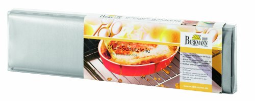 Birkmann - 428980 - Feuille de protection pour four - 45 x 33 cm, résistant à la chaleur jusqu'à 260°C, argent (Import Allemagne)