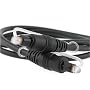 12 FT Digital Audio Optical TOSLink Cable Optic 12ft