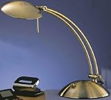 Trio 5605011-07 Tischleuchte Farbe: nickel matt, mit Drehdimmer