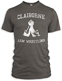 Vintage Distressed Claiborne Arm Wrestling Tri-Blend T-Shirt