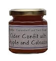 Apple Cider and Calvados French Imported confit for cheeses 4.4 oz jar by l'Epicurien France, One