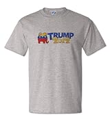 DONALD TRUMP for PRESIDENT Republican Independent 2012 Hair Large Gray T Shirt