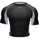 Under Armour Men's Heatgear Metal Full Tee ( sz. L, Black/Metal )