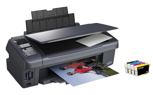 Epson Stylus DX7400 All-in-one printer with individual ink cartridges advanced features for home, office photo printing