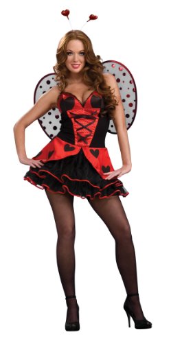 Secret Wishes Lady Bug Costume, Red, X-Small