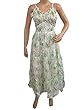 Boho Long Dress White Cotton Flowy Tiered Maxi Dresses