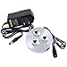 ABI 3W LED Puck Light Kit with Adapter for Under Cabinet, Bookshelf, and Showcase Lighting, 240lm, Warm White 2800K, 25W Halogen Equivalent