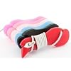 Tuff-Luv Earphone Cable Tuff-Ties - Wrap and Snap Colour Pink Snapper