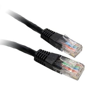 Ethernet Cable Gigabit on Cat6 5m Gigabit Ethernet Cable   Black  Amazon Co Uk  Electronics