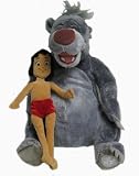 Disney The Jungle Book 12" Baloo with 8" Mowgli Plush Doll Set