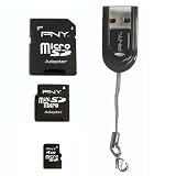 PNY 4GB 4-in-1 Mobile Media Kit MicroSD Adapter Kit P-SDU4G4IN1-FS