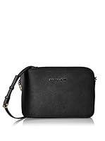 Michael Kors Bandolera Jet Set Large Saffiano Crossbody (Negro)