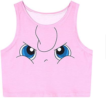 HJJQ Girl's Cosplay Camisole Top Tee Tank Vest T-Shirt (E)