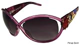 Ed Hardy - Ladies Sunglasses Pinup Devil Pink Frame/Gray Gradient Lens EHS 048