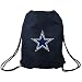 Sporting Goods : Dallas Cowboys Navy Blue Nylon Drawstring Backpack
