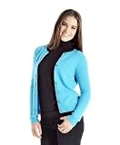 Women's Cashmere Round Neck Cardigan