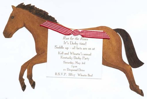 Horse Die-cut Card, Pack of 10