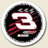 AutoCoaster NASCAR~ Dale Earnhardt Sr. 3 ~ Tile Drink Coaster for car cupholder ~ code CC03N