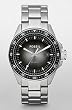 Fossil - Decker Stainless Steel Watch - Silver-Tone with Black AM4368