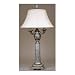 Living Well 4079AG Antique Gold Table Lamp with Brussel Shade