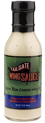 Tailgate Bacon Blue Cheese Tailgate Wing Dip, 12-Ounce Bottle (Pack of 12) by Tailgate