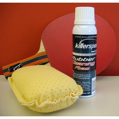 Read About Killerspin 602-30 Table Tennis Rubber Cleaning Foam Kit