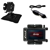 Cowon Q5W Auto Bean Bag Dash Holder with Car Charger - Uses Gomadic TipExchange