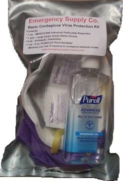 Basic Virus Protection, Cold Flu Prevention Kit - Emergency Supplies