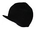 Cuffless Beanie Visor Jeep Cap - Colors Available, Black