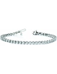 Genuine 14K White Gold White Diamond Tennis Bracelet Mtg 9 Grams Of Gold 100% Satisfaction Guaranteed.