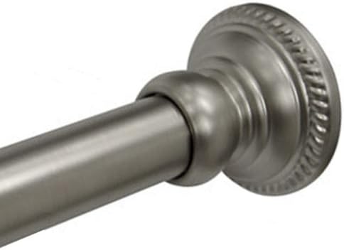 Aquatico Orlando Shower Curtain Tension Rod, Satin