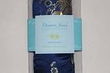 Eye Pillow Hot Cold Aroma Therapy -Blue Dragonfly Silk Brocade
