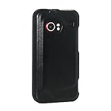 Amzer Limited Edition Elite Leather Snap On Hard Case for HTC DROID Incredi ....